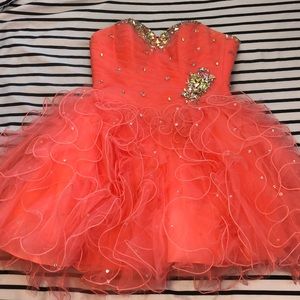 beautiful pink prom dress morileebymadelinegardner